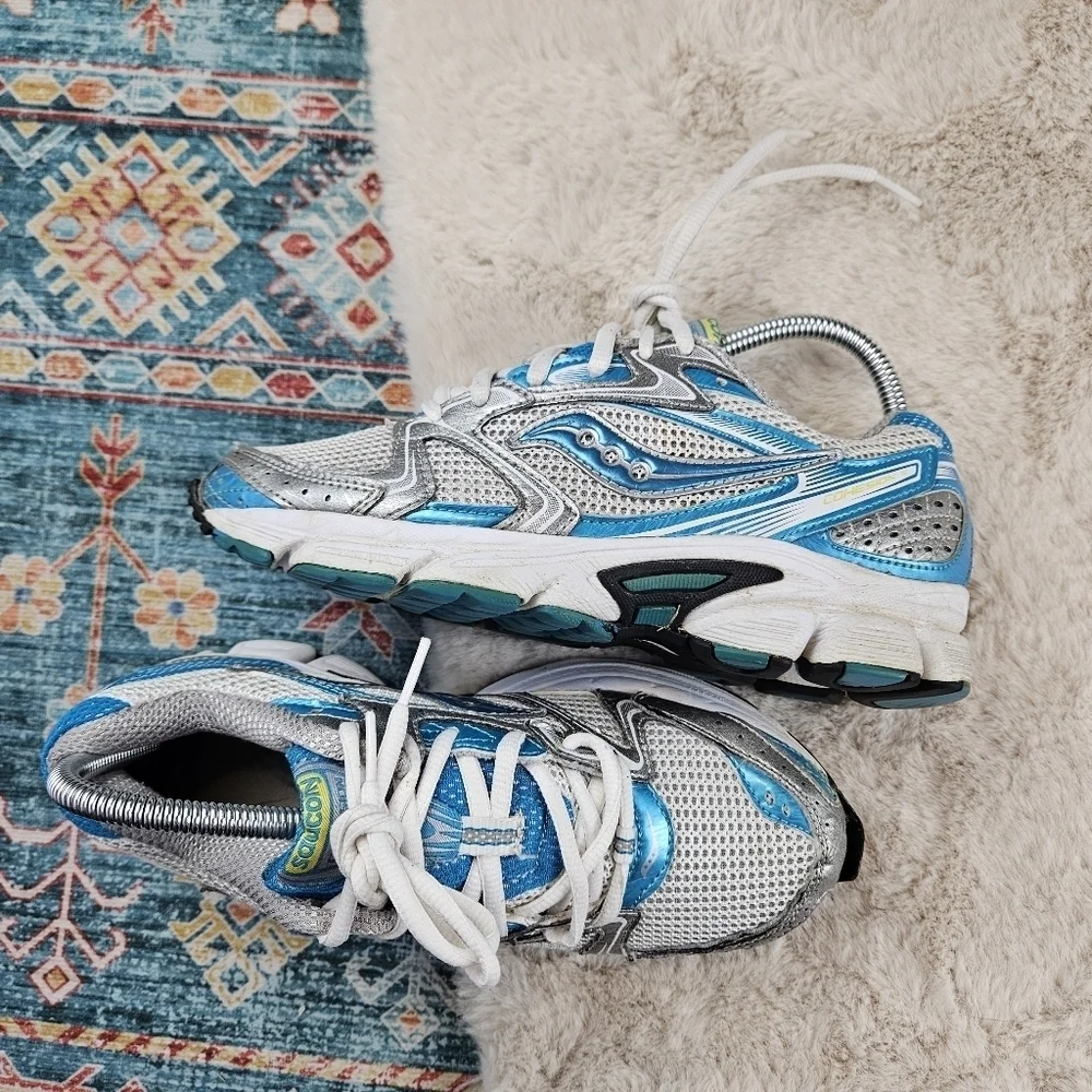 Saucony Shoes Womens Size 7 Grid Cohesion 5 Running Sneakers S15118-10 Gray Teal - Picture 5 of 11